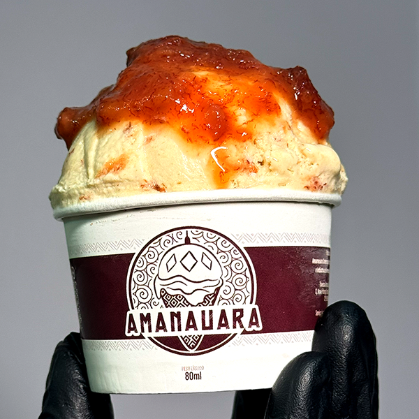 Sorvete Amanauara sabor BANANAUARA