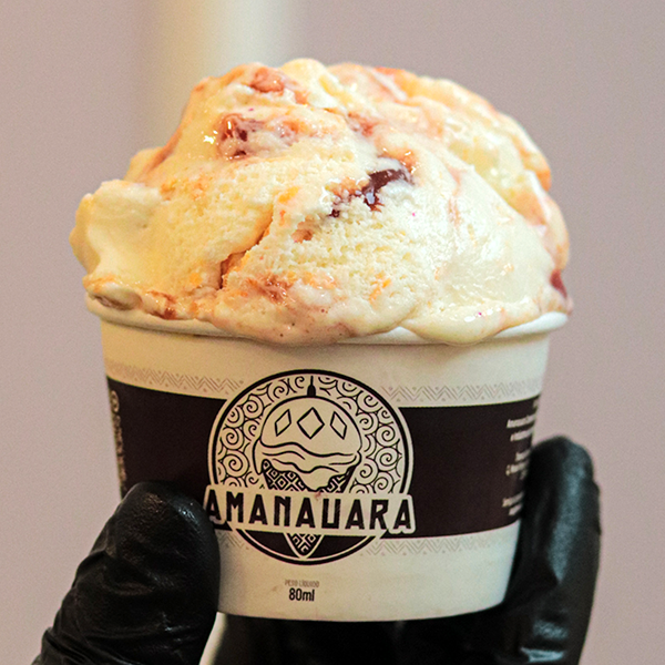 Picolé Amanauara sabor ZERO GRAU